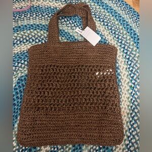 Old navy nwt Brown Crochet Tote Bag